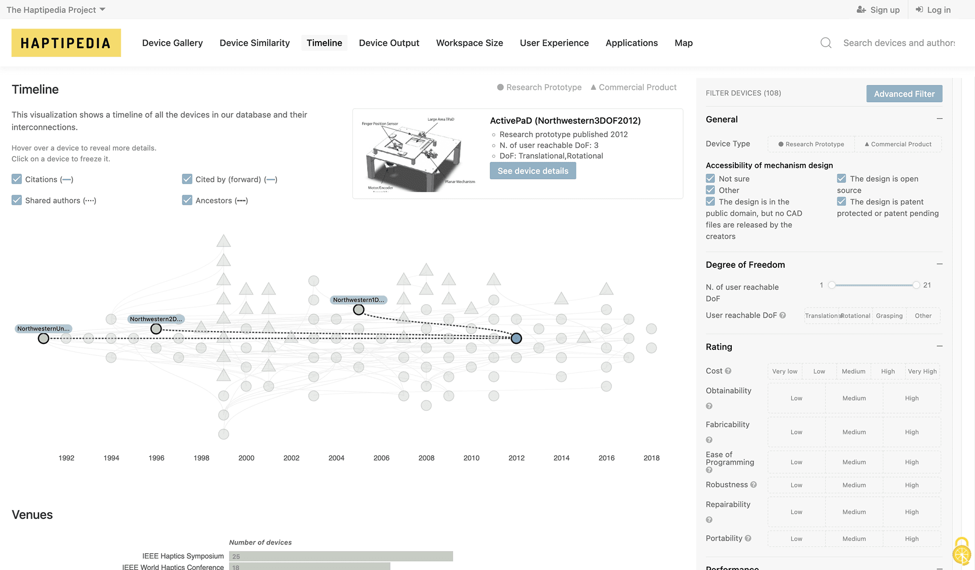 Haptipedia • 98+ citations